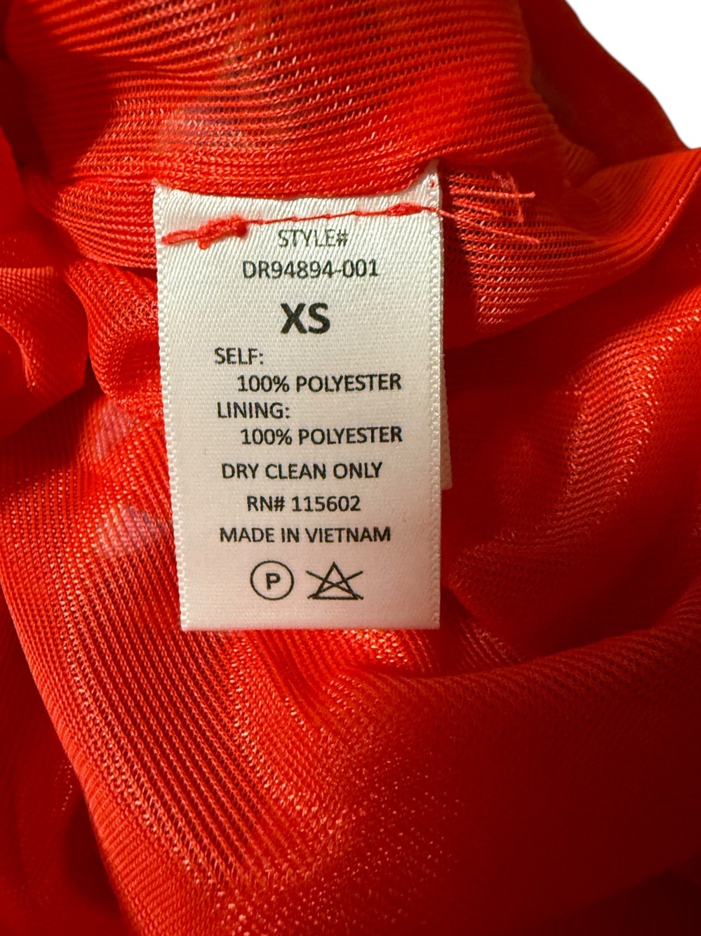 Lush Red Floral Maxi dress  with Blue Accent Flowers size XS in excellent condit - Picture 13 of 16